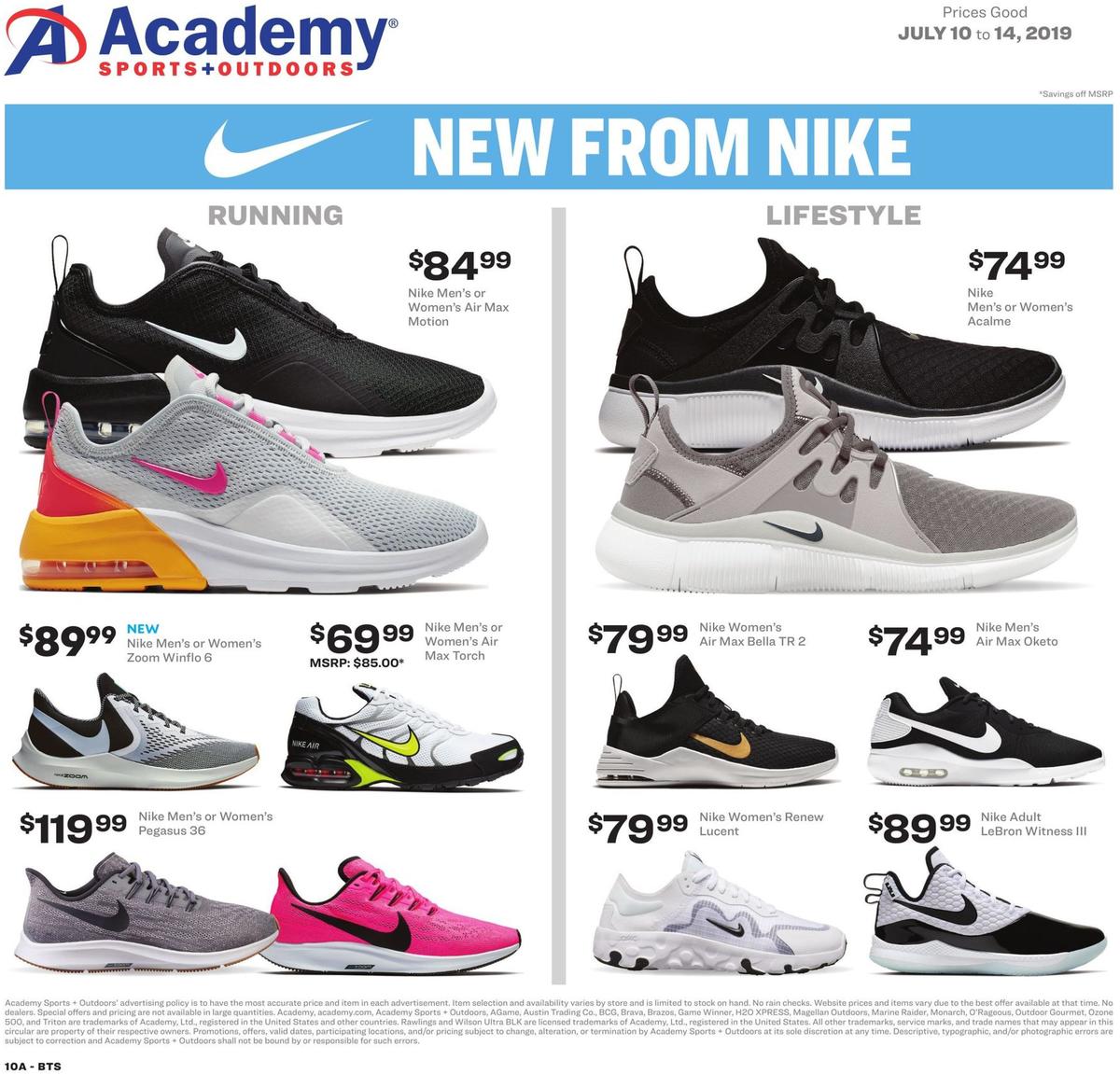 Academy Sports + Outdoors Back To Sport Weekly Ad from July 10
