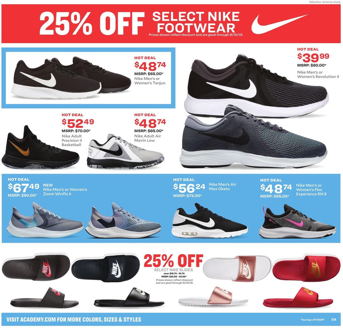 Academy Sports + Outdoors Back to School Weekly Ad from August 4