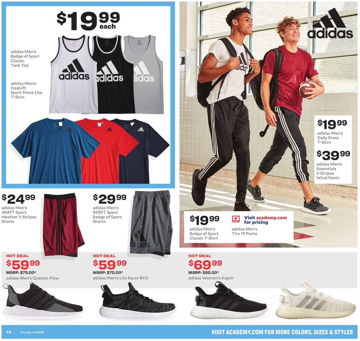 Academy Sports + Outdoors Back to School Weekly Ad from August 4
