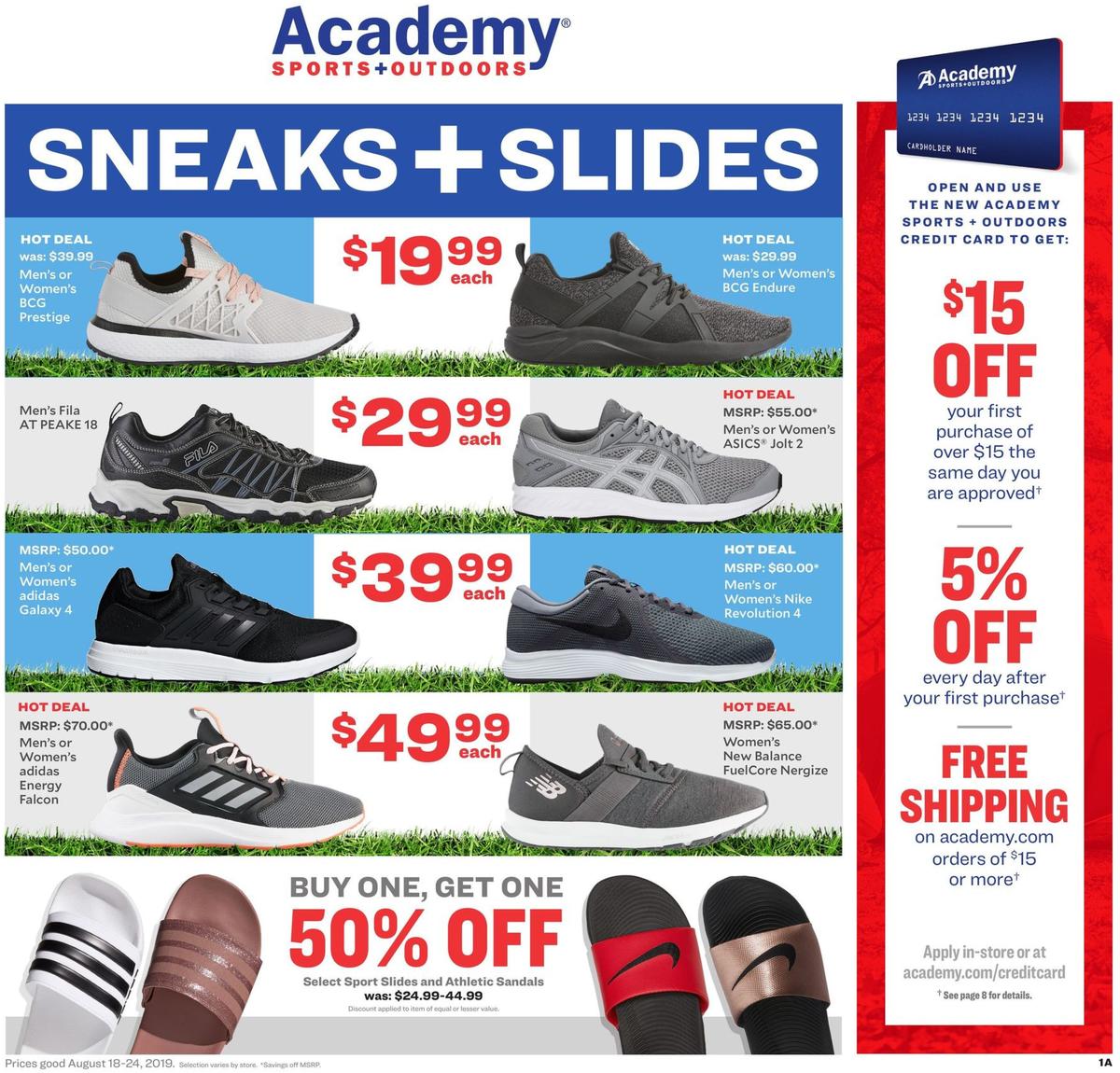 Academy Sports + Outdoors Weekly Ad from August 18