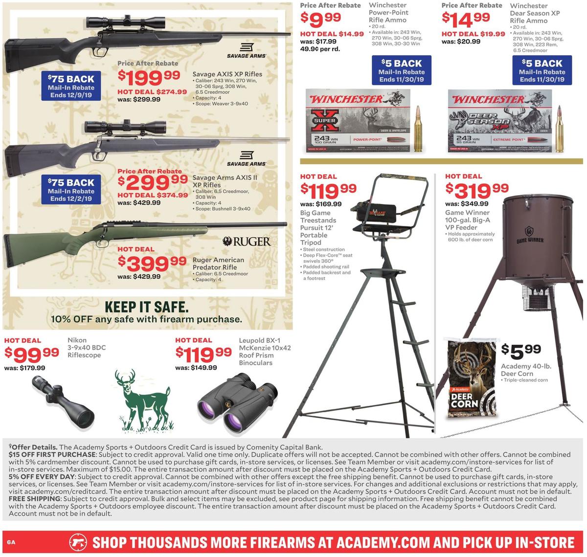 Academy Sports + Outdoors Weekly Ad from November 4