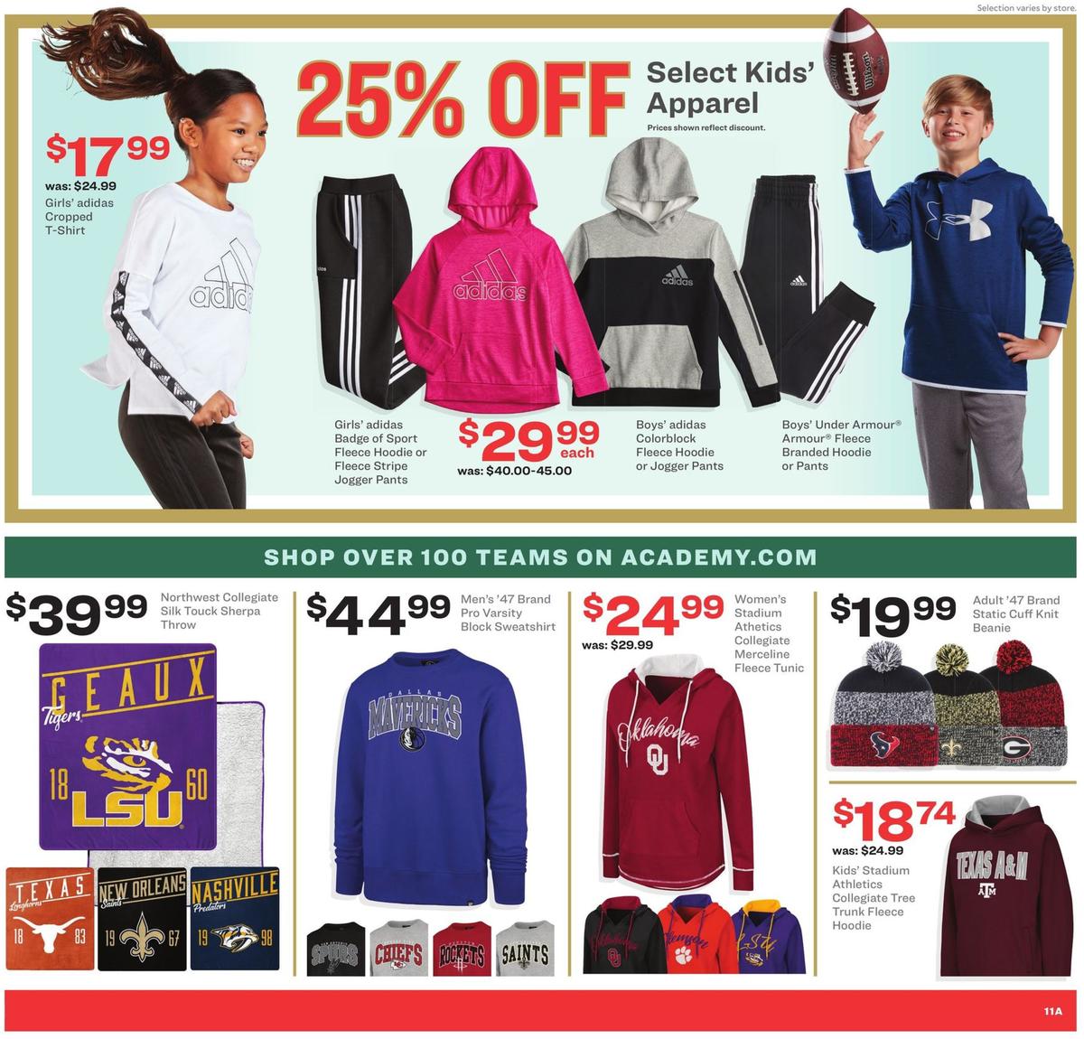 Academy Sports + Outdoors Weekly Ad from December 4