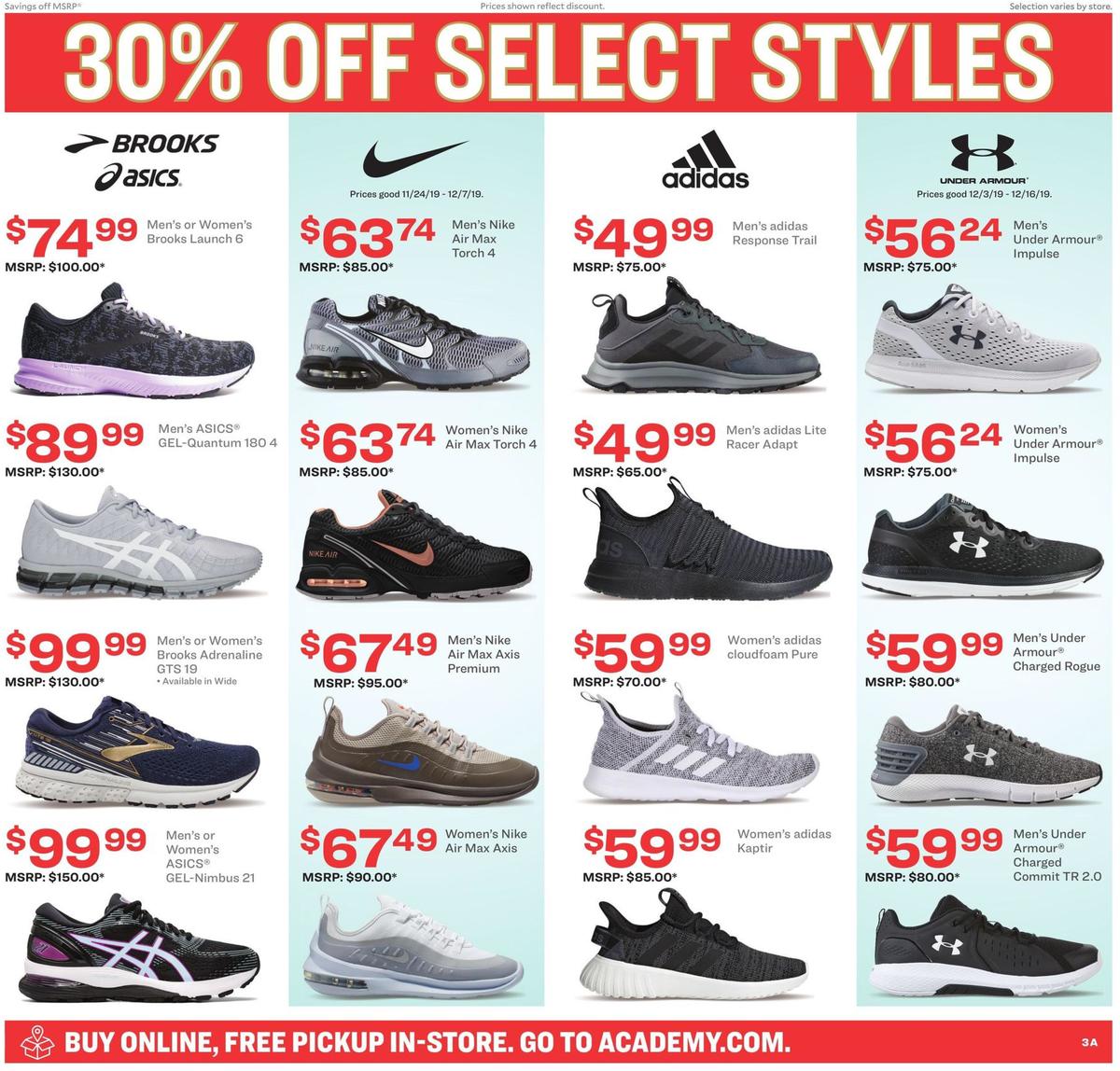 Academy Sports + Outdoors Weekly Ad from December 4