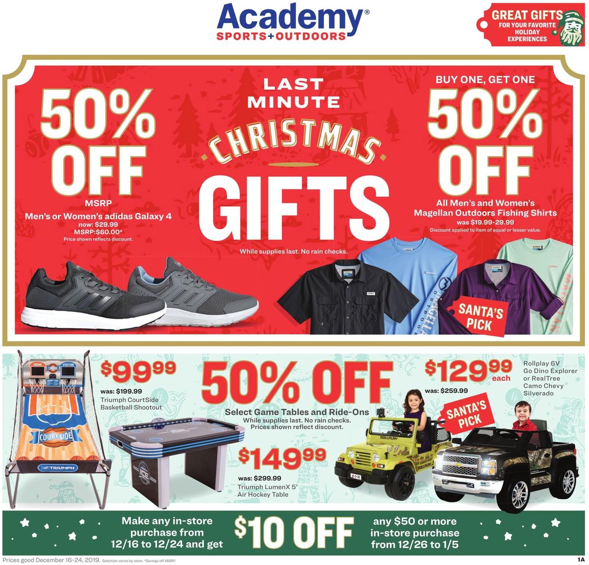 Academy Sports + Outdoors Weekly Ad from December 16