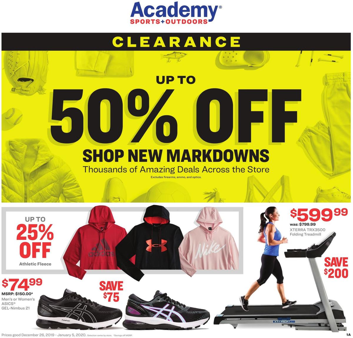 Academy Sports + Outdoors Weekly Ad from December 26