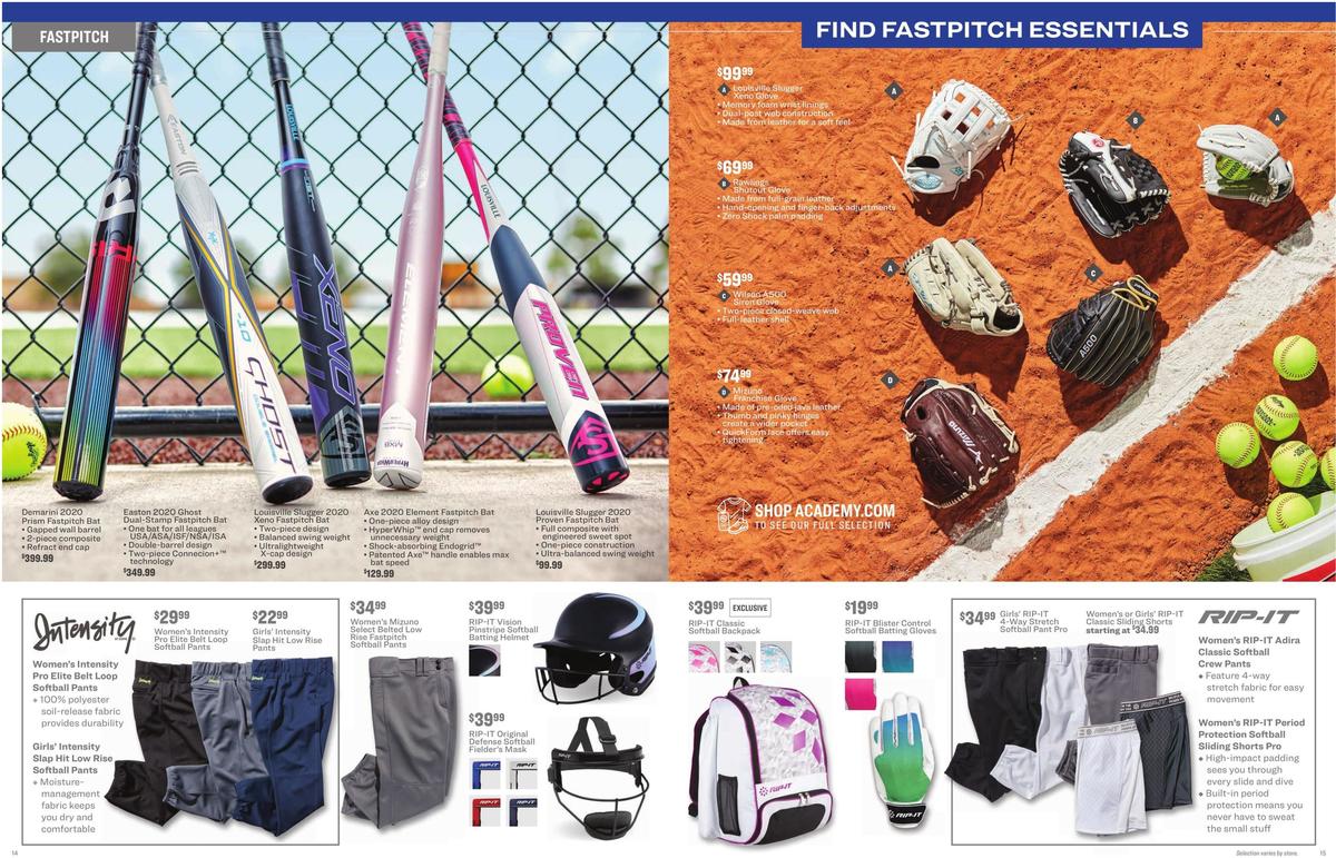 Academy Sports + Outdoors Baseball + Fastpitch Guide Weekly Ad from January 31