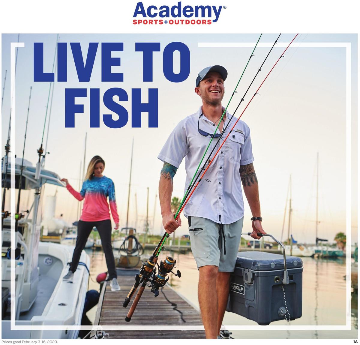 Academy Sports + Outdoors Fishing Ad Weekly Ad from February 3