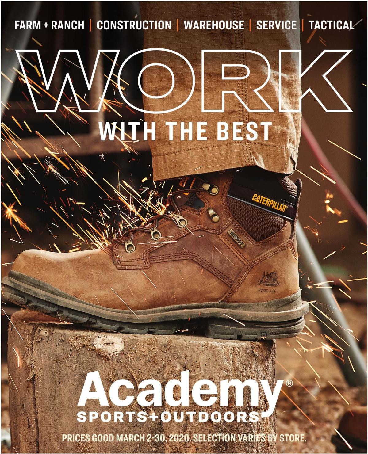 Academy Sports + Outdoors Workwear Ad Weekly Ad from March 2