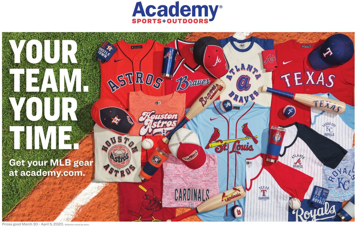Academy Sports + Outdoors Sports & Fitness Ad Weekly Ad from March 30