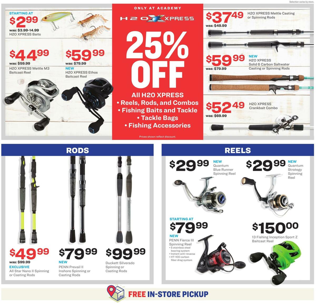 Academy Sports + Outdoors Outdoor Ad Weekly Ad from March 30