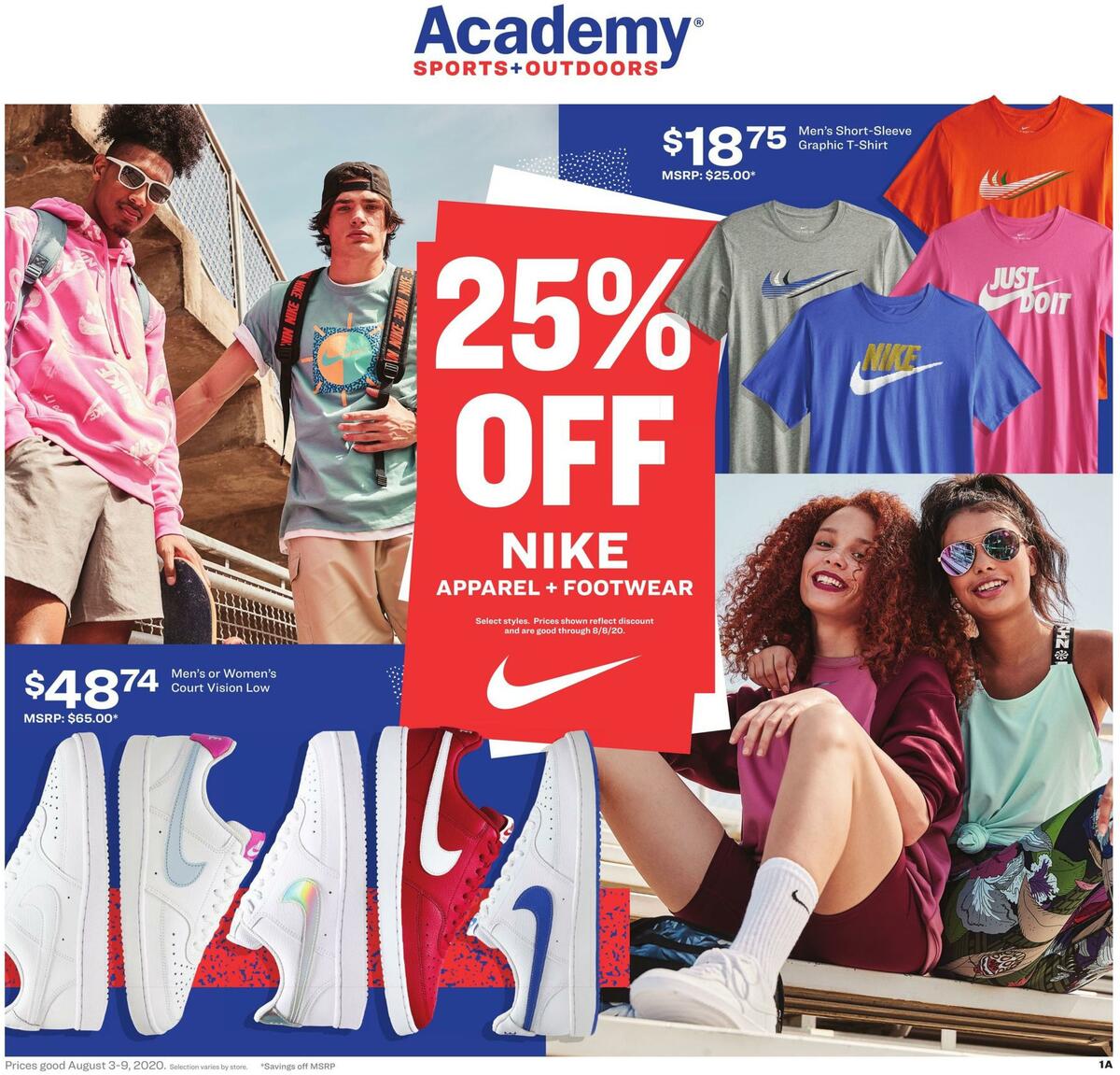 Academy Sports + Outdoors Back to School Ad Weekly Ad from August 3