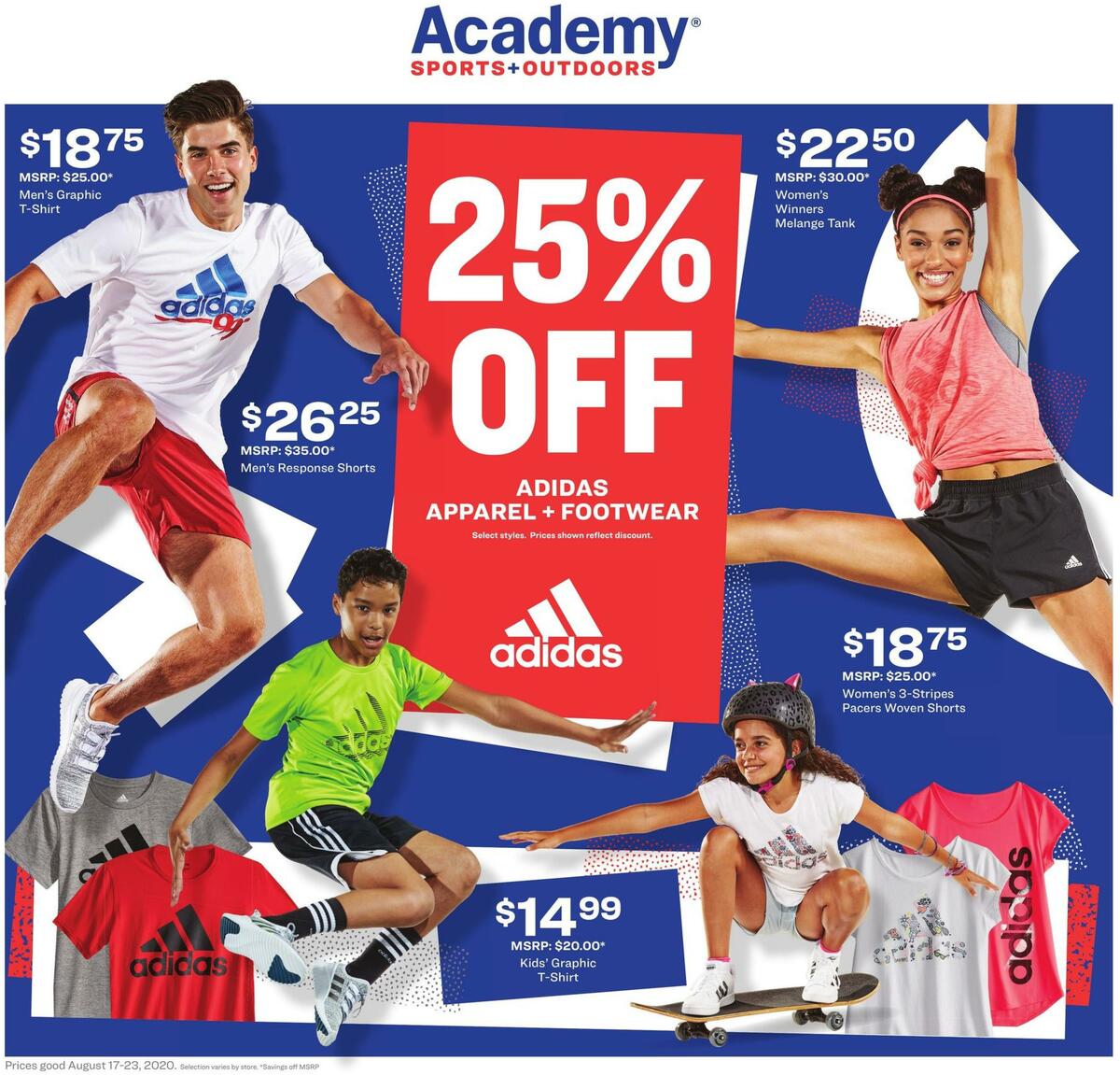 Academy Sports + Outdoors Back to School Ad Weekly Ad from August 17
