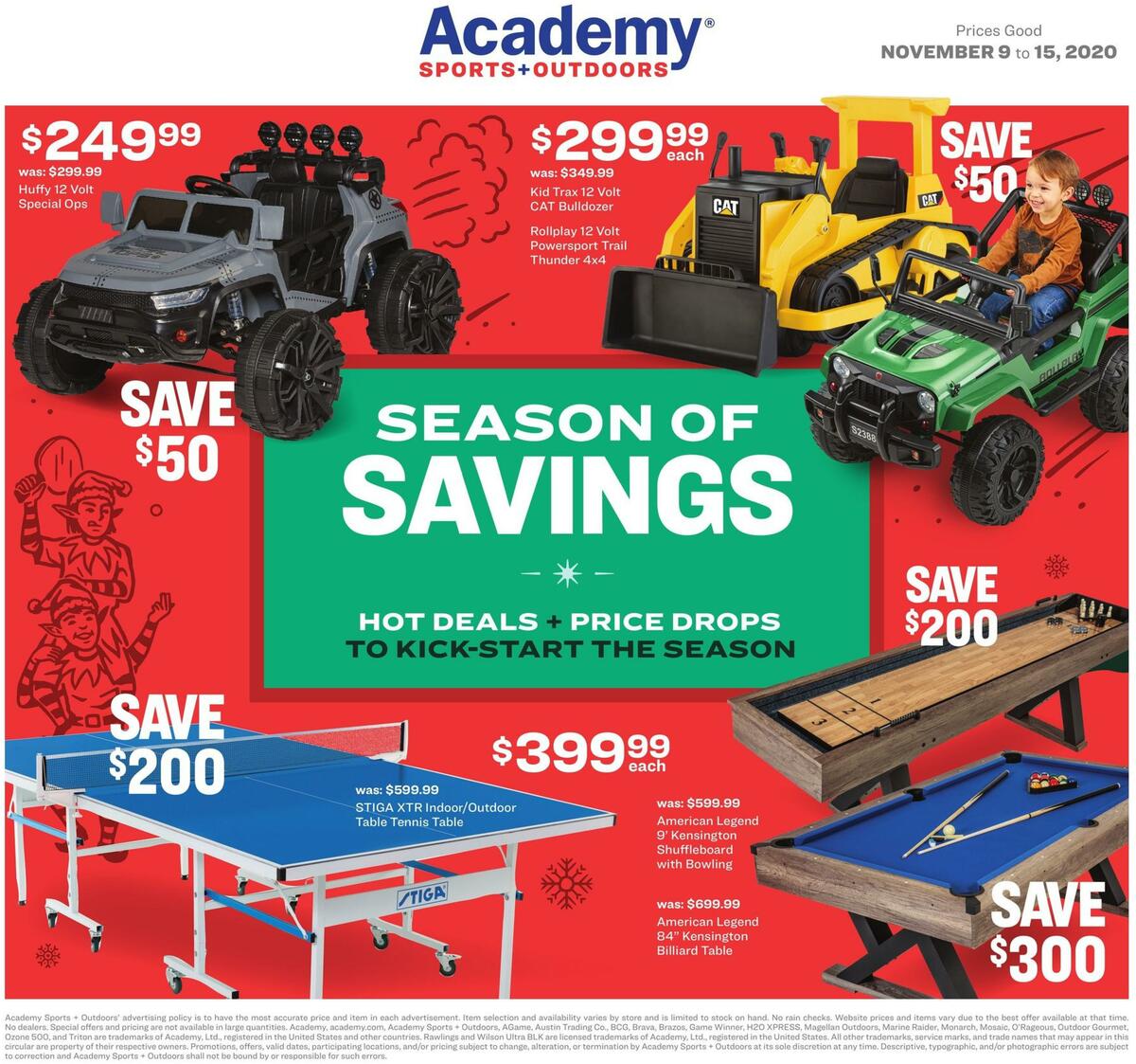 Academy Sports + Outdoors Weekly Ad from November 8