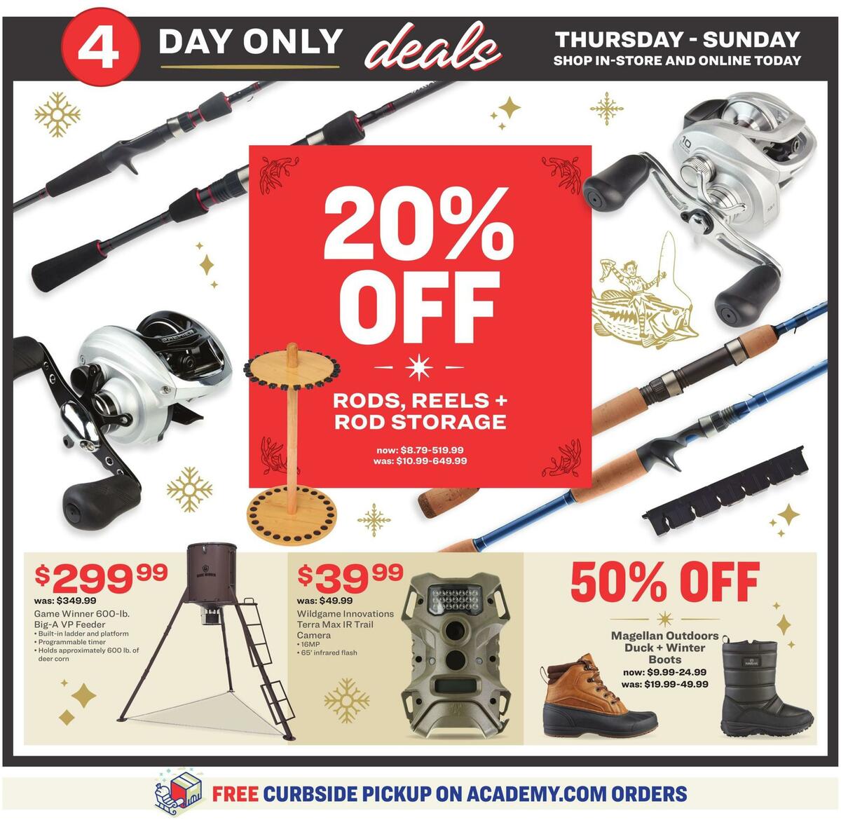 Academy Sports + Outdoors 4 Day Only Ad Weekly Ad from December 17