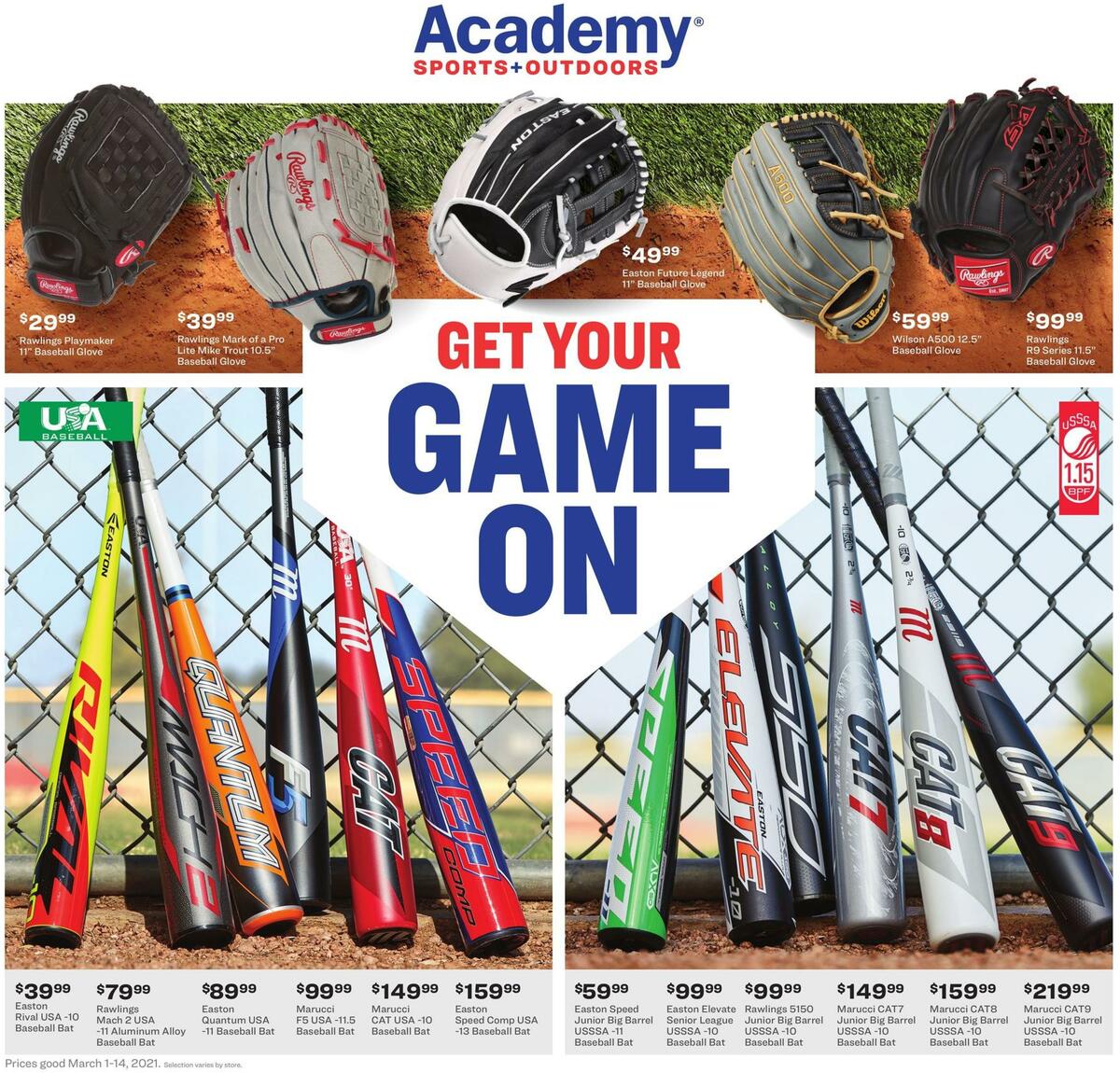 Academy Sports + Outdoors Weekly Ad from March 1