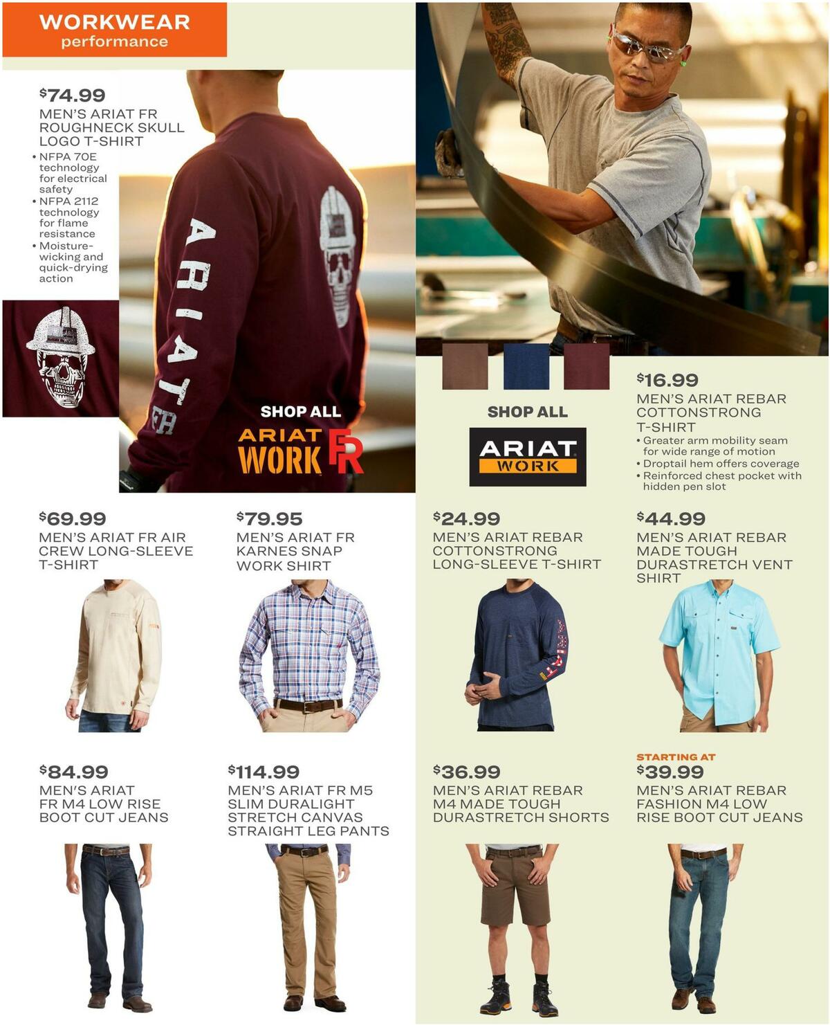 Academy Sports + Outdoors Spring Workwear Guide Weekly Ad from March 8
