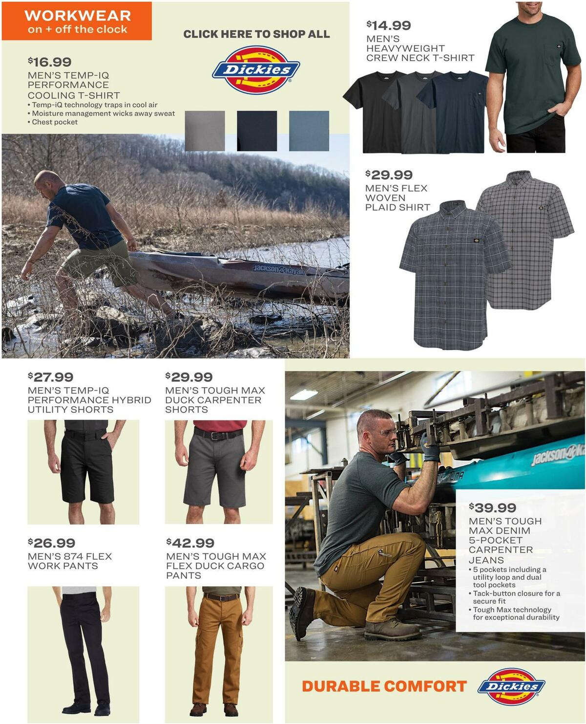 Academy Sports + Outdoors Spring Workwear Guide Weekly Ad from March 8