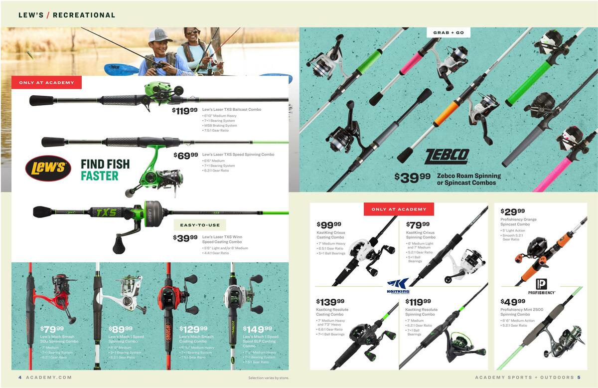 Academy Sports + Outdoors Fishing Guide Weekly Ad from March 19