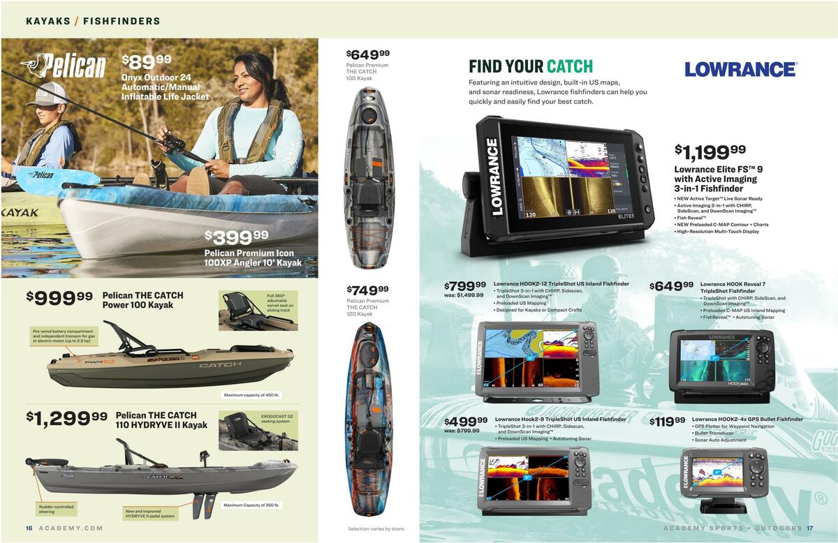 Academy Sports + Outdoors Fishing Guide Weekly Ad from March 19