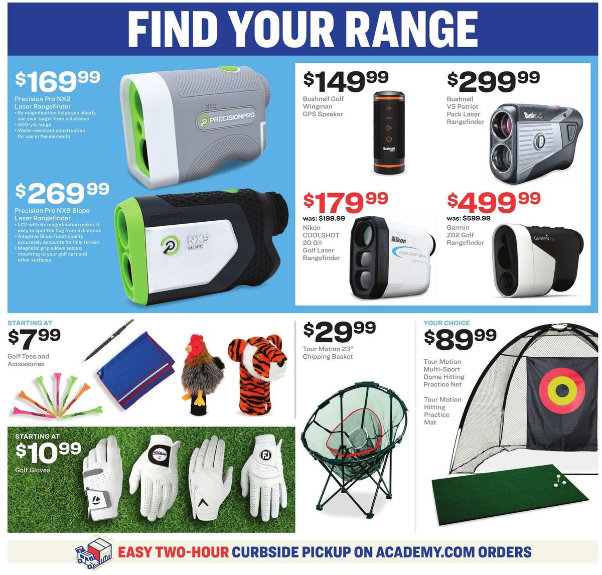 Academy Sports + Outdoors Golf Guide Weekly Ad from April 5