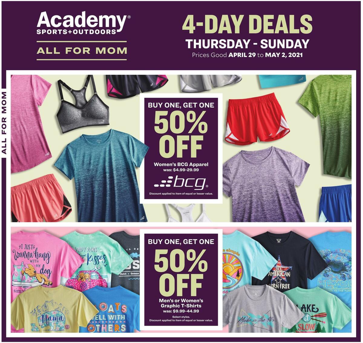 Academy Sports + Outdoors 4-Day Ad Weekly Ad from April 29