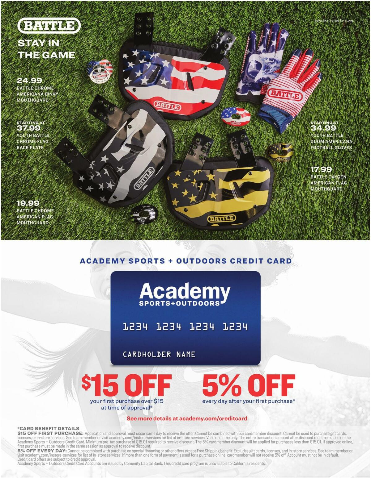 Academy Sports + Outdoors Football Guide Weekly Ad from July 5