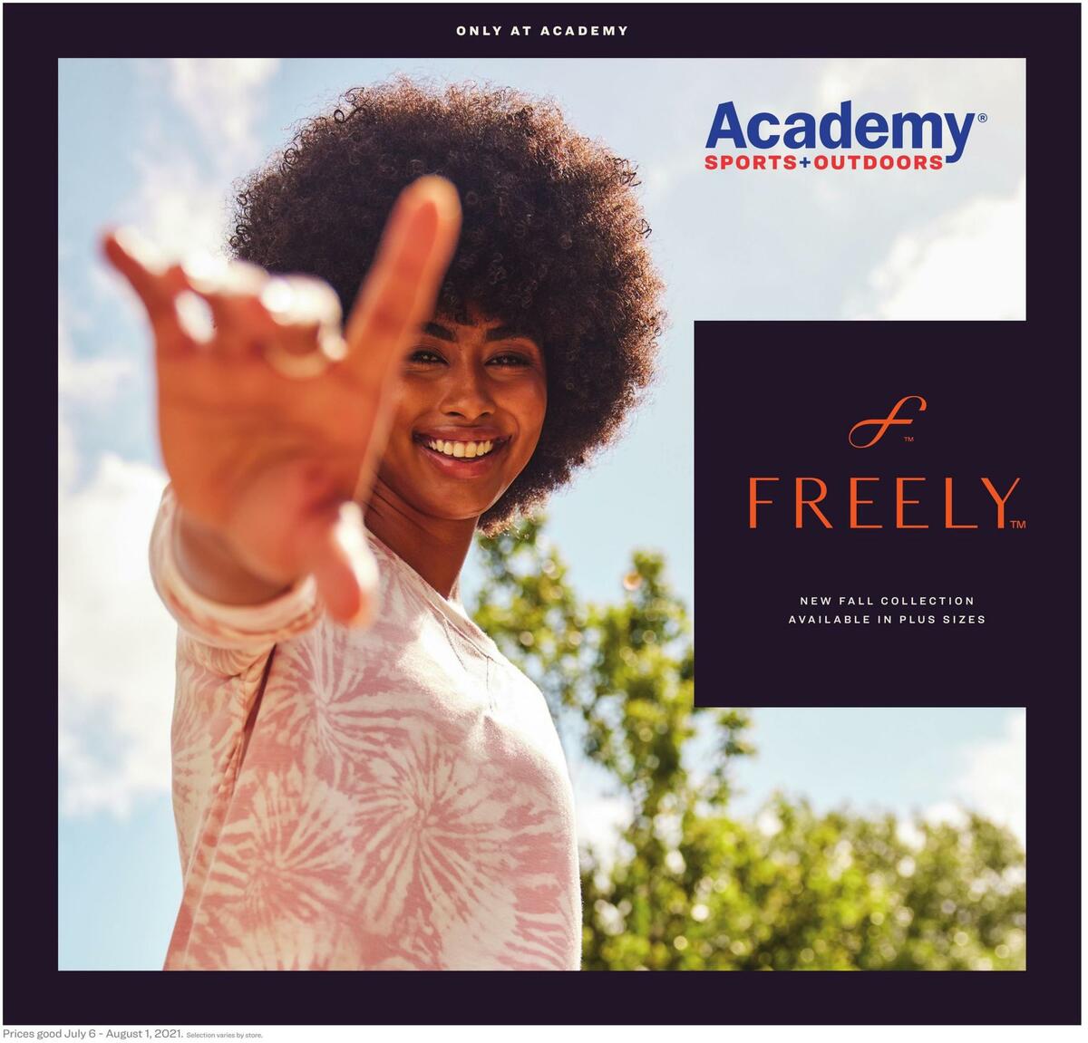 Academy Sports + Outdoors Freely Guide Weekly Ad from July 6