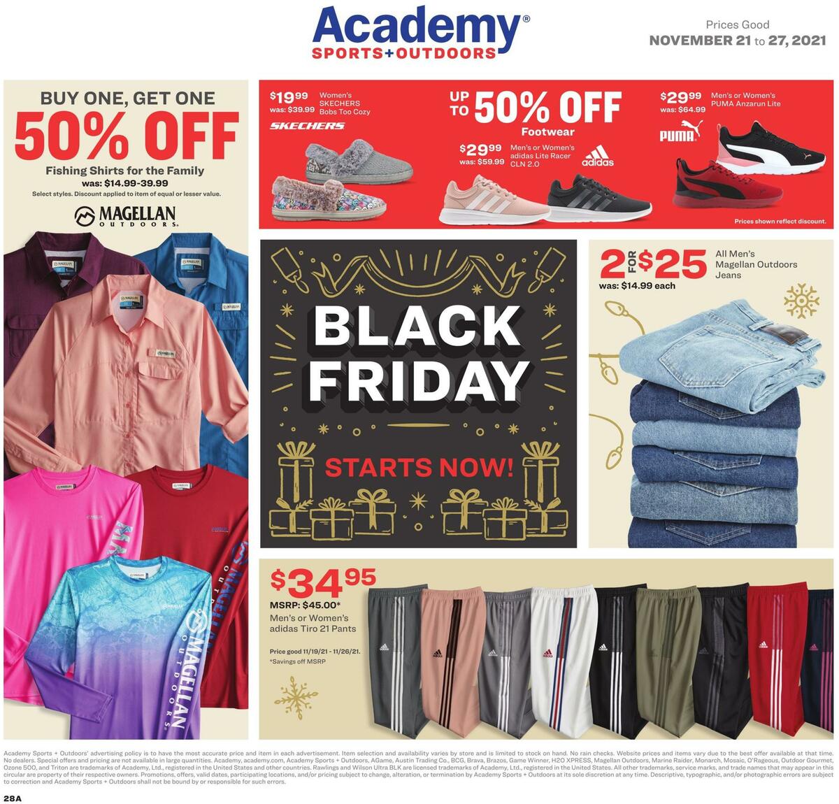 Academy Sports + Outdoors Weekly Ad from November 21