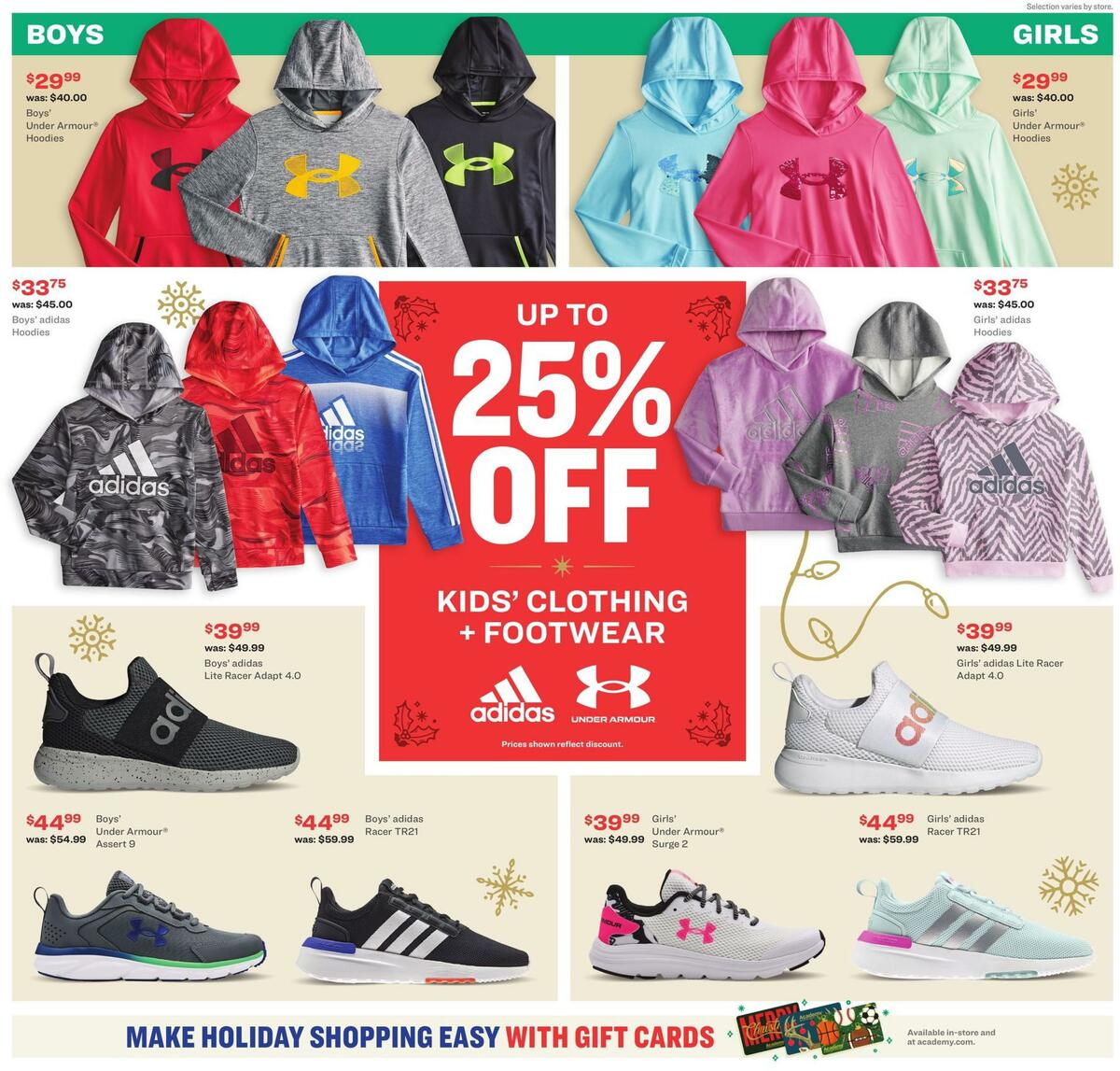 Academy Sports + Outdoors Weekly Ad from December 6