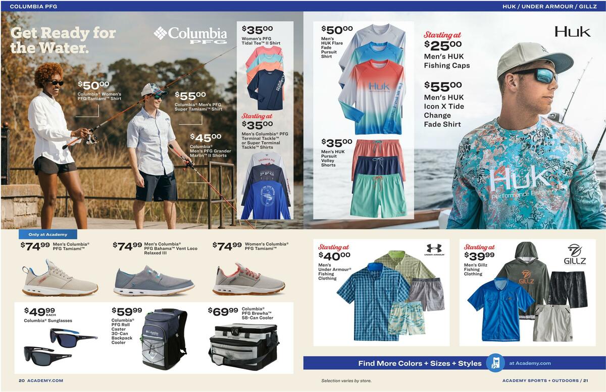 Academy Sports + Outdoors Fishing Gear Guide Weekly Ad from February 28