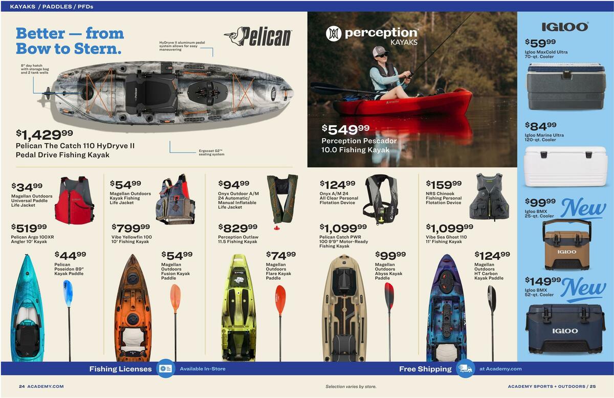 Academy Sports + Outdoors Fishing Gear Guide Weekly Ad from February 28