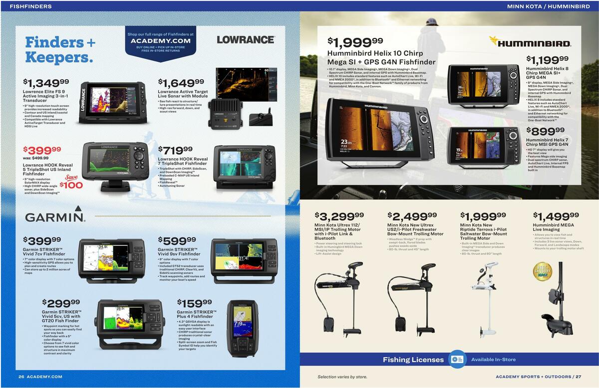 Academy Sports + Outdoors Fishing Gear Guide Weekly Ad from February 28