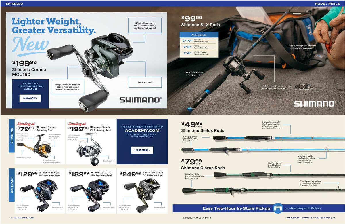 Academy Sports + Outdoors Fishing Gear Guide Weekly Ad from February 28
