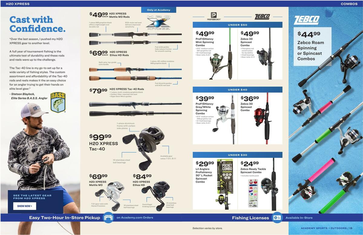 Academy Sports + Outdoors Fishing Gear Guide Weekly Ad from February 28