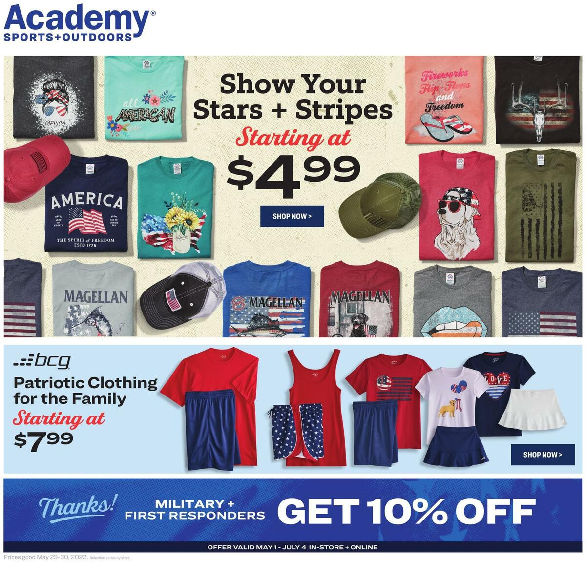 Academy Sports + Outdoors Weekly Ad from May 23