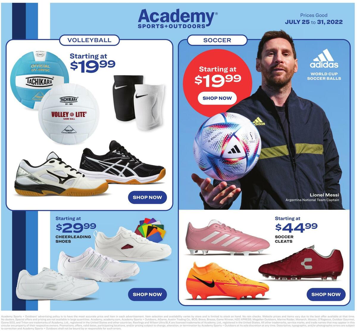 Academy Sports + Outdoors Weekly Ad from July 25