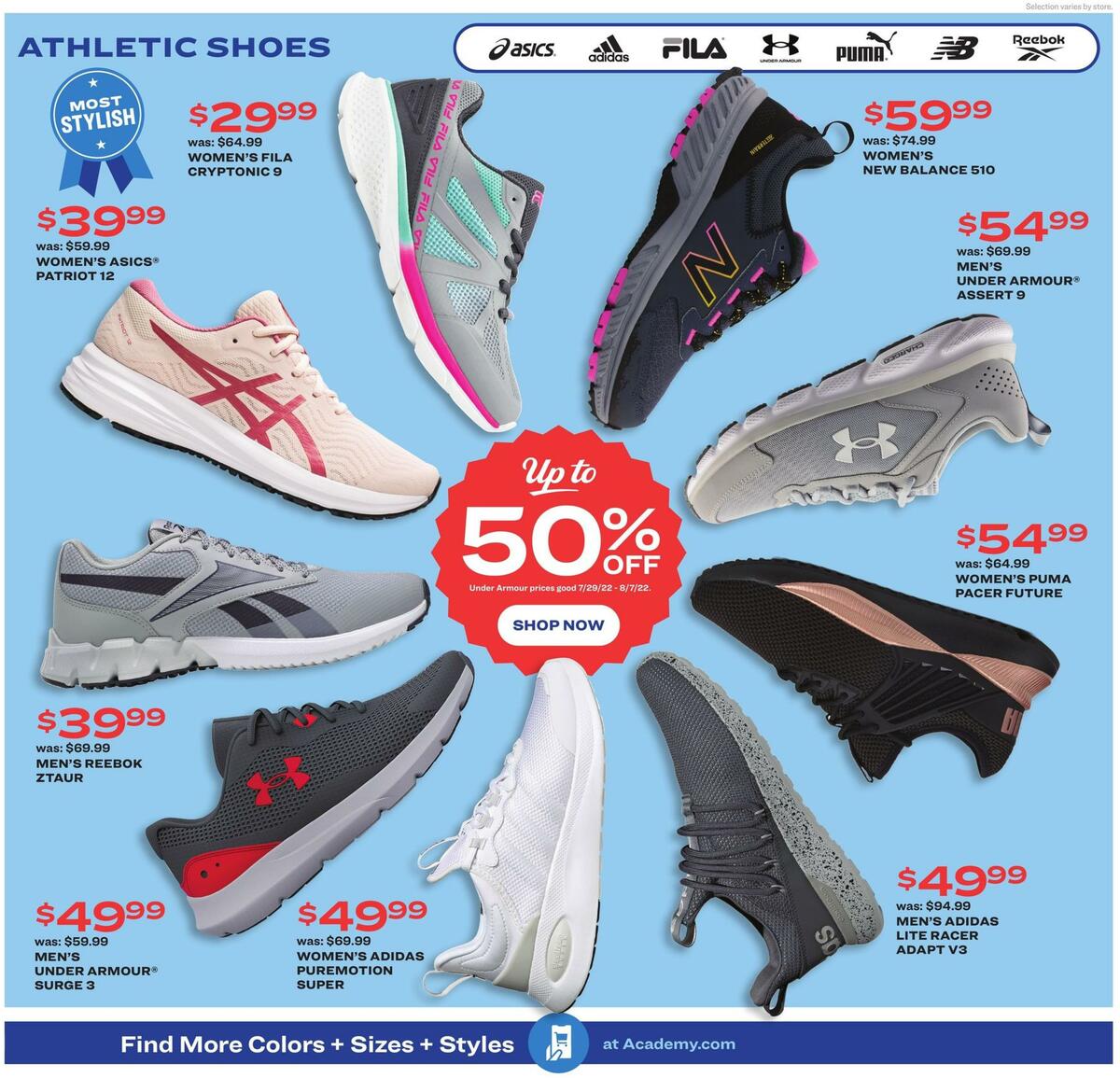 Academy Sports + Outdoors Weekly Ad from July 25