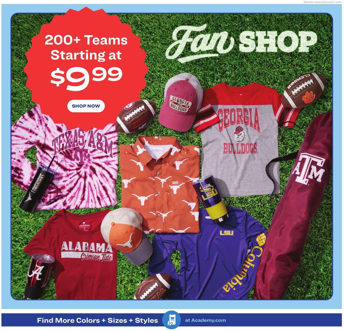 Academy Sports + Outdoors Weekly Ad from August 15