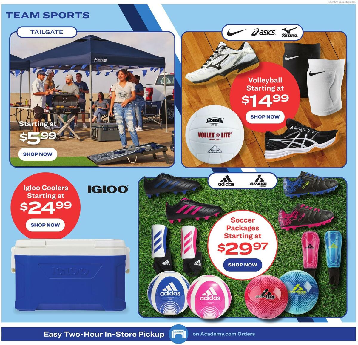 Academy Sports + Outdoors Weekly Ad from August 15