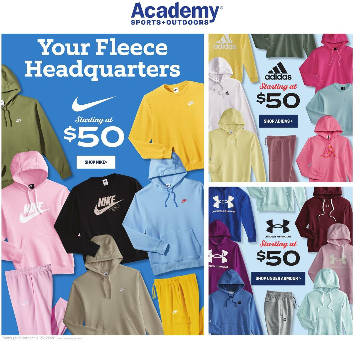 Academy Sports + Outdoors Weekly Ad from October 3