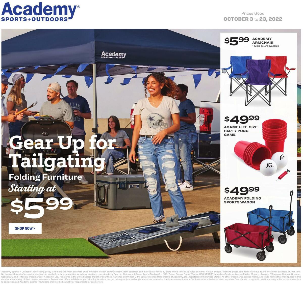 Academy Sports + Outdoors Weekly Ad from October 3