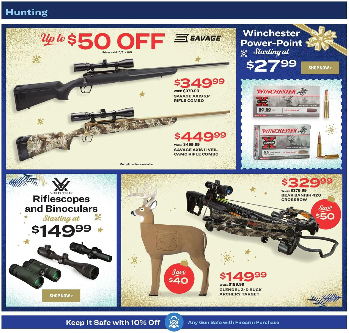 Academy Sports + Outdoors Outdoor Ad Weekly Ad from October 31