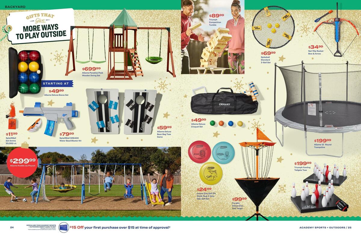 Academy Sports + Outdoors Holiday Guide Weekly Ad from October 31