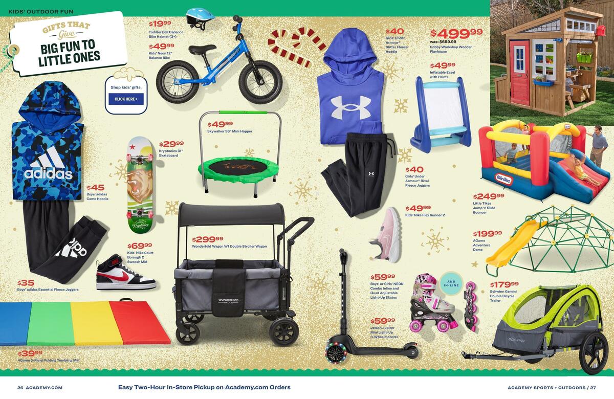 Academy Sports + Outdoors Holiday Guide Weekly Ad from October 31