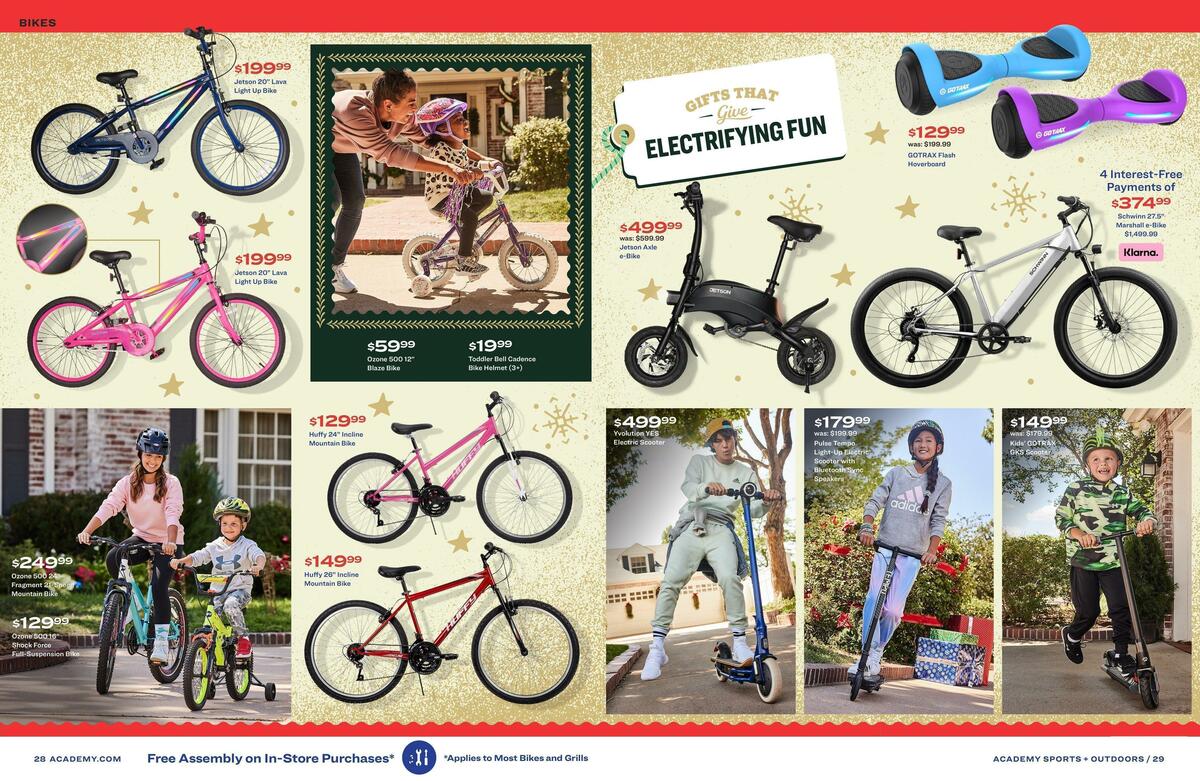 Academy Sports + Outdoors Holiday Guide Weekly Ad from October 31