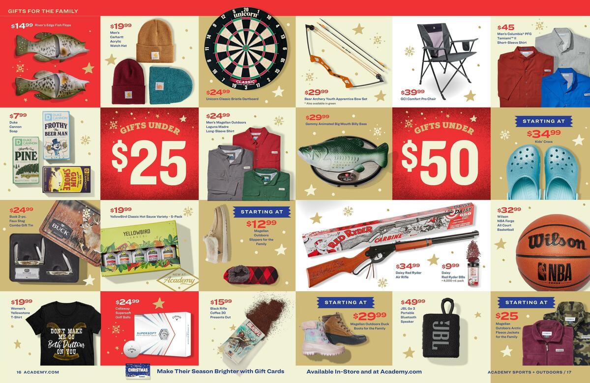 Academy Sports + Outdoors Holiday Guide Weekly Ad from October 31