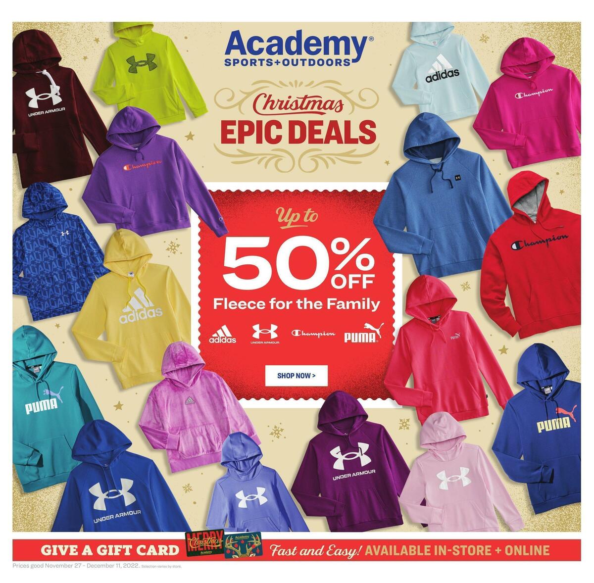 Academy Sports + Outdoors Weekly Ad from November 27