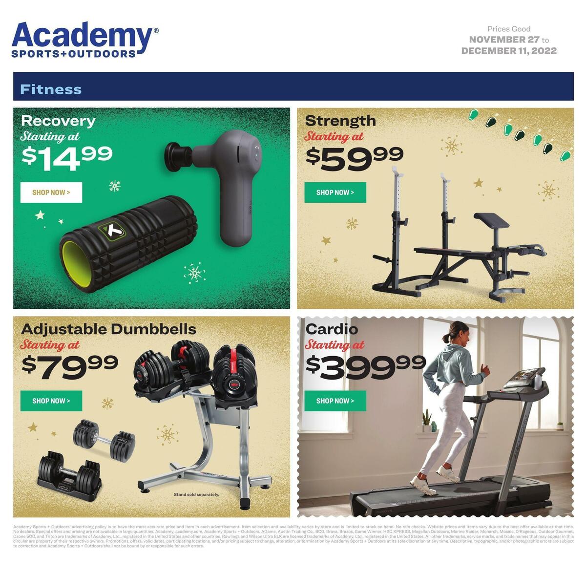 Academy Sports + Outdoors Weekly Ad from November 27
