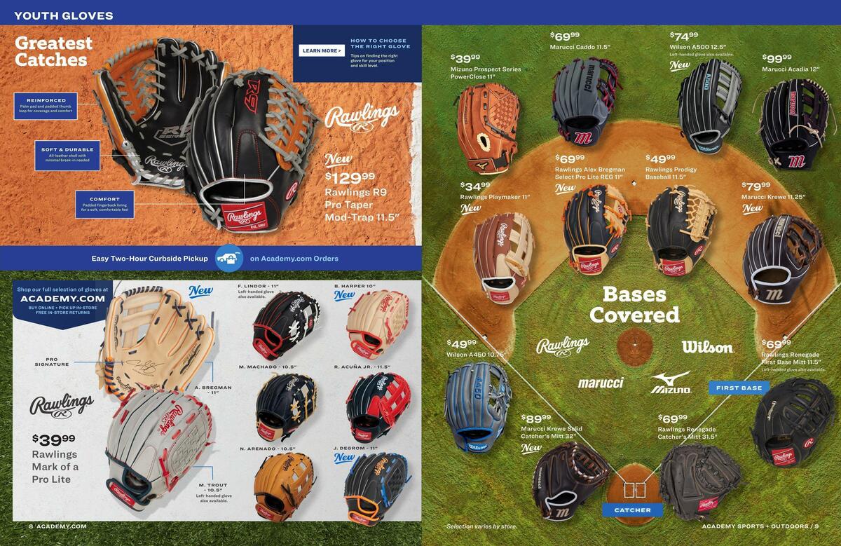Academy Sports + Outdoors Baseball Guide Weekly Ad from January 2