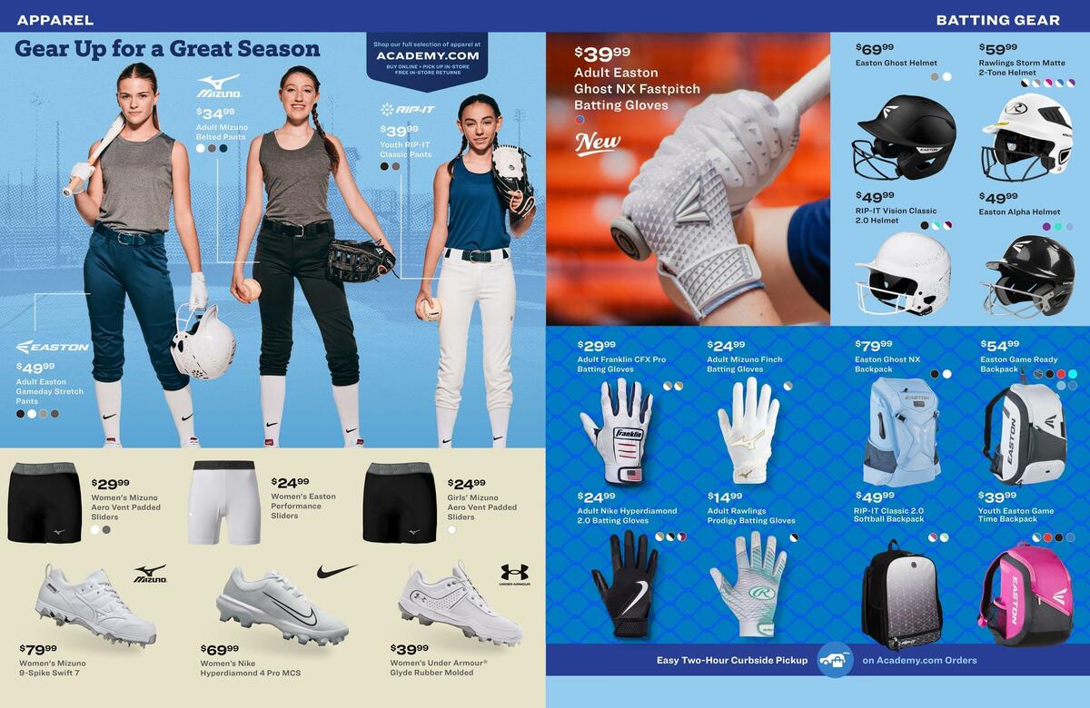 Academy Sports + Outdoors Baseball Guide Weekly Ad from January 2